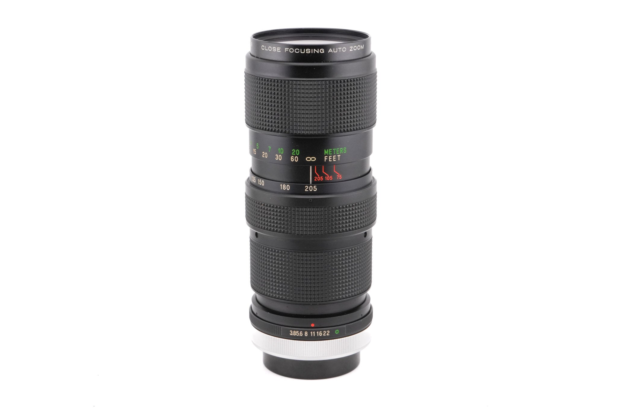 Vivitar 75-205mm f3.8 Close Focusing Auto Zoom - Lens