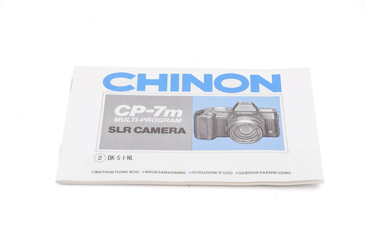Chinon CP-7m Multi-Program Instructions