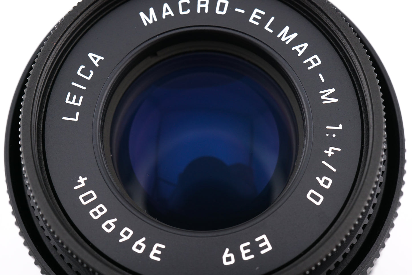 Leica 90mm f4 Macro-Elmar-M (Black, 11633) + Lens Hood (12575)