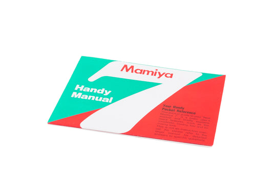 Mamiya 7 Handy Manual