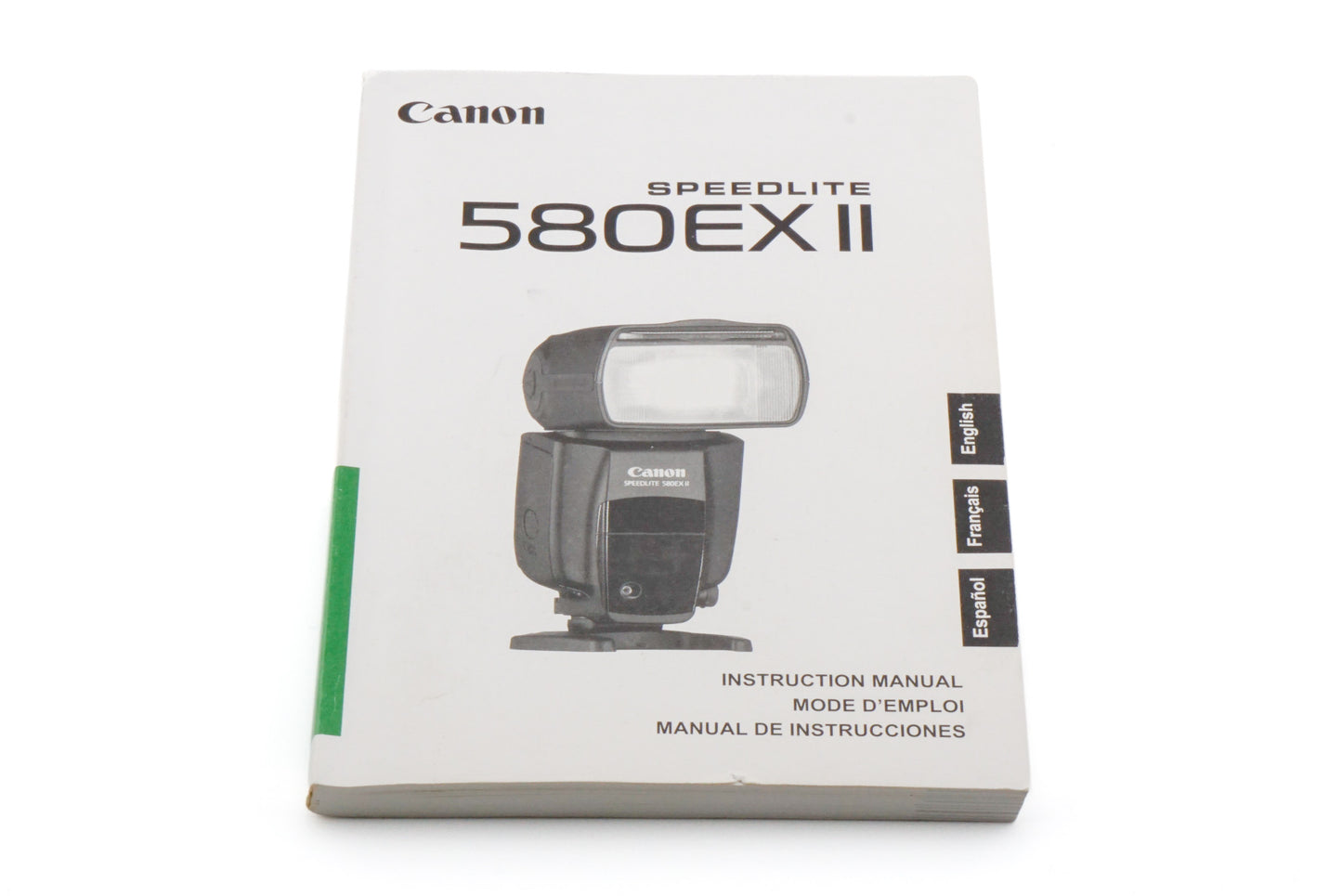 Canon 580EX Speedlite II Instruction Manual