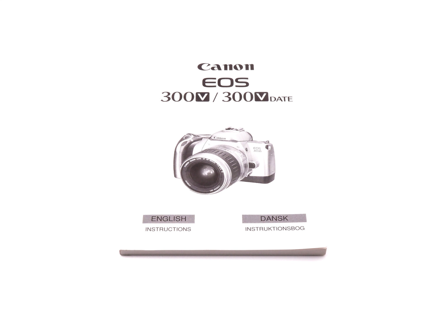 Canon EOS 300V / 300V Date Instruction Manual