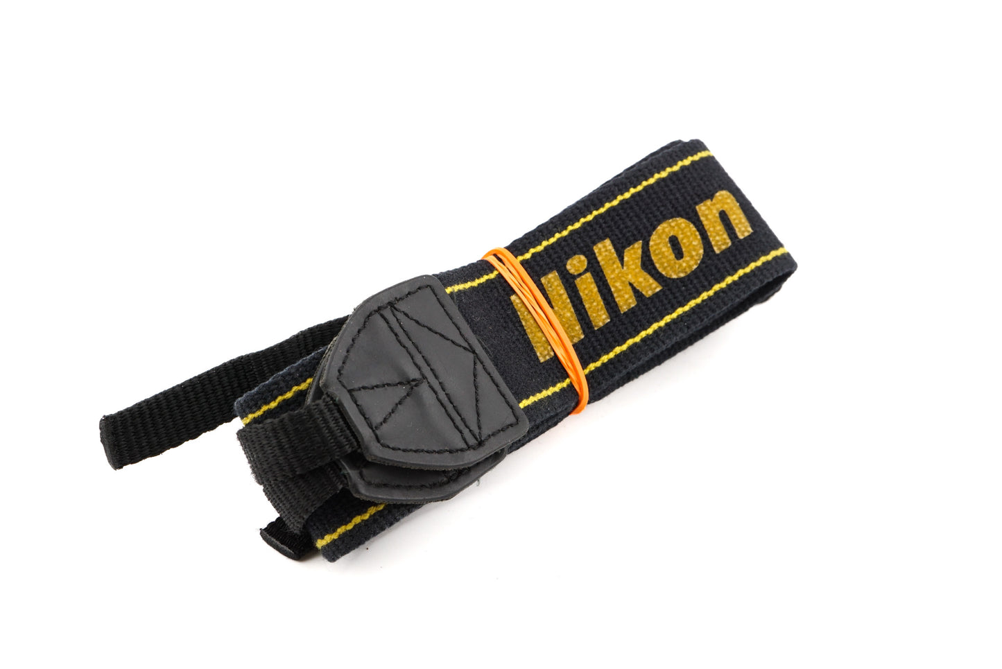 Nikon Black & Yellow Fabric Neck Strap