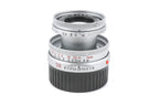 Leica 50mm f2.8 Elmar-M (Silver, 11823) + Lens Hood (50mm f2.8 Elmar-M) (12549)