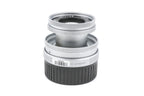 Leica 50mm f2.8 Elmar-M (Silver, 11823) + Lens Hood (50mm f2.8 Elmar-M) (12549)