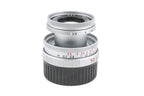 Leica 50mm f2.8 Elmar-M (Silver, 11823) + Lens Hood (50mm f2.8 Elmar-M) (12549)