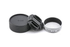 Leica 50mm f2.8 Elmar-M (Silver, 11823) + Lens Hood (50mm f2.8 Elmar-M) (12549)