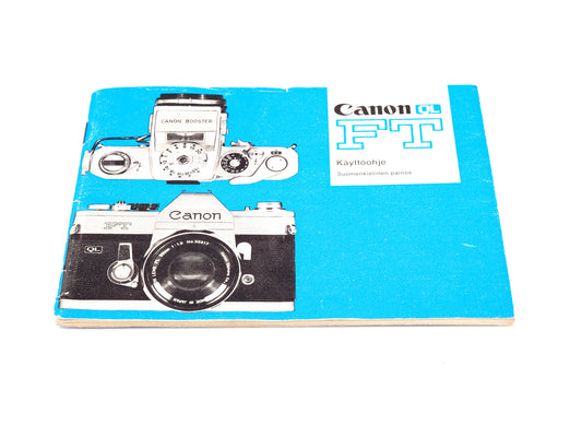 Canon FT QL Instructions