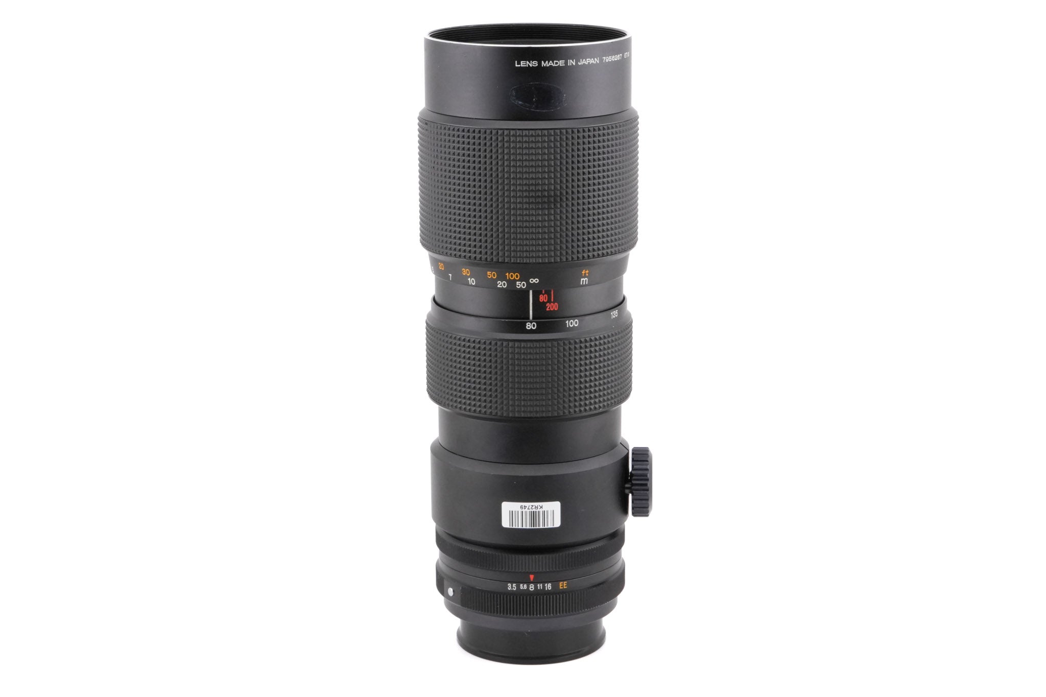 Konica Zoom Hexanon AR 80-200mm f/4.5 Lens with Caps (#11036 Konica Zoom Hexanon AR 80-200mm f/4.5 Lens with Caps (#11036
