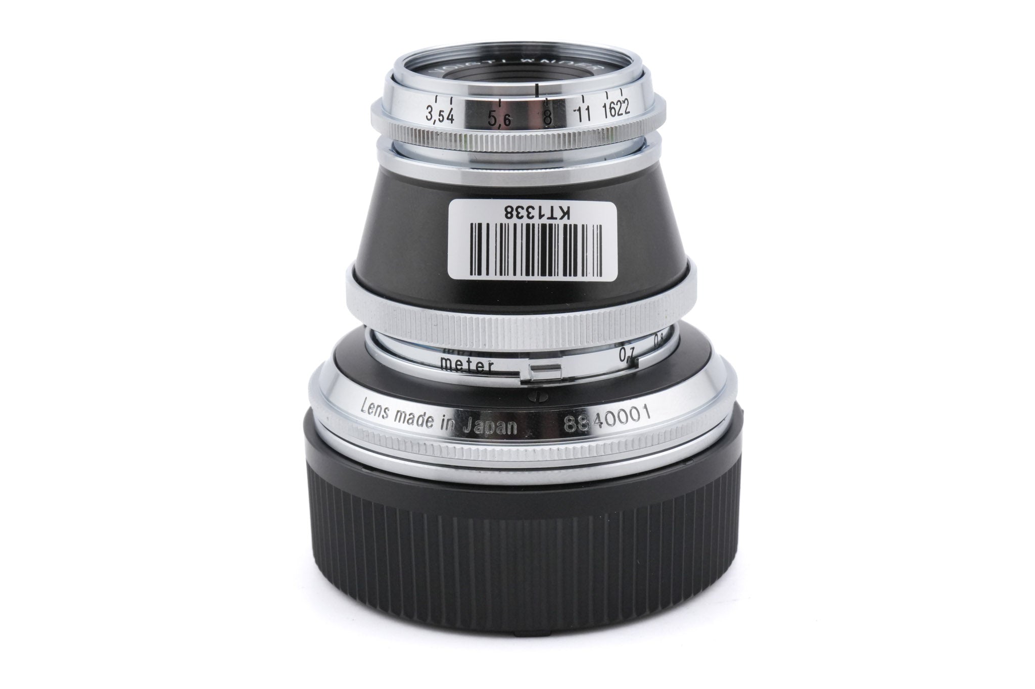 希少品 Voigtlander Heliar 50 3.5 L ニッケルメッキ MINT: Voigtlander Heliar 50mm F3.5 Collapsible LTM - Nickel / 10th