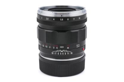 Voigtländer 50mm f2 APO-Lanthar VM Aspherical