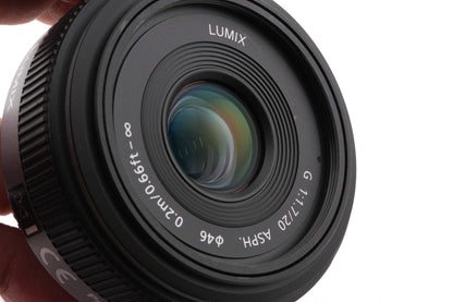 Panasonic 20mm f1.7 Lumix G ASPH. (H-H020A)
