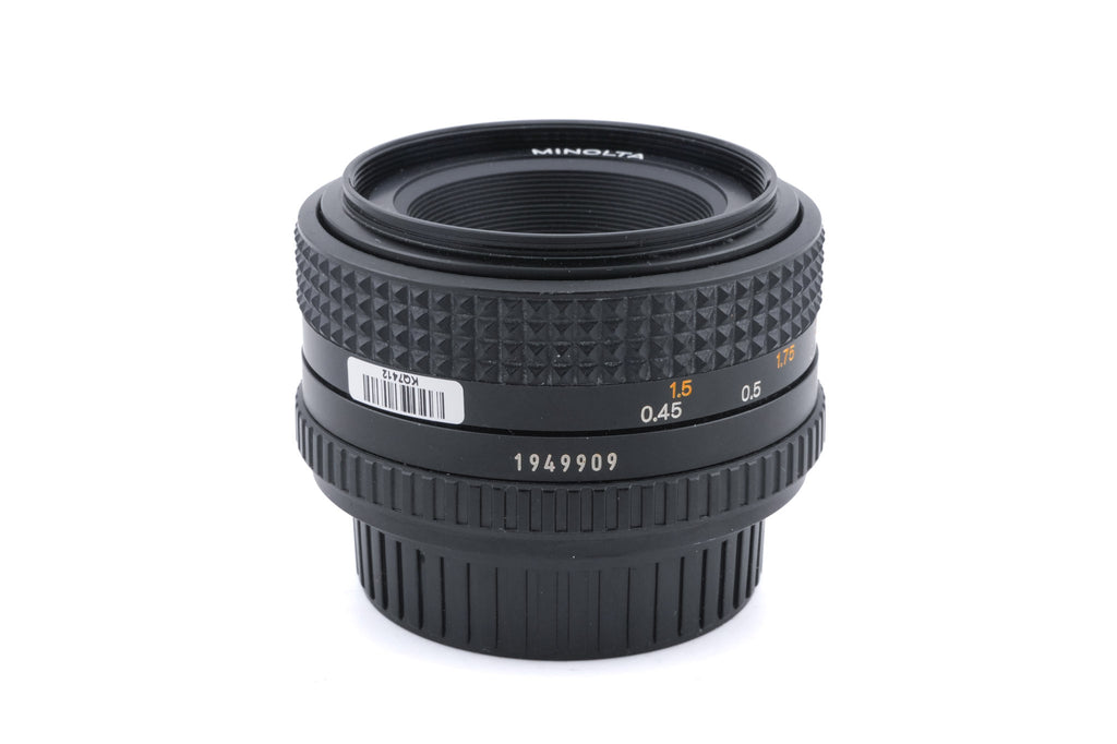 Minolta 50mm f2 MD