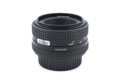 Minolta 50mm f2 MD