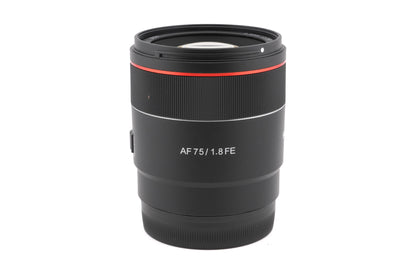 Samyang 75mm f1.8 AF