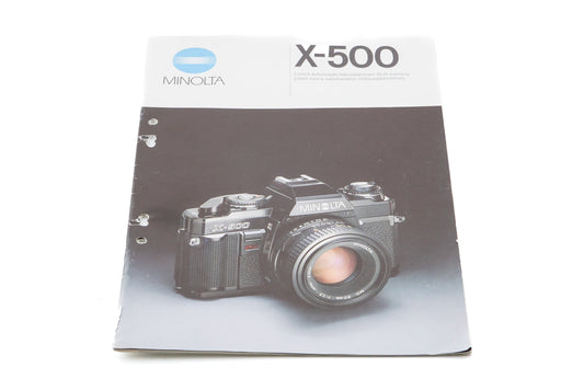 Minolta X-500 Brochure