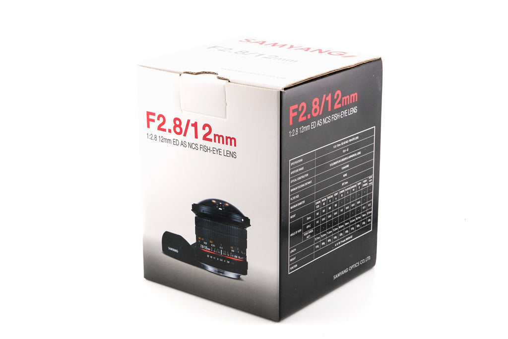 Samyang 12mm F2.8 ED AS NCS Fish-Eye