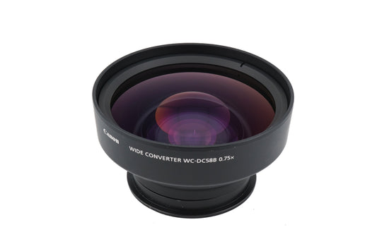 Canon 0.75X Wide Converter WC-DC58B + LA-DC58H Conversion Lens Adapter
