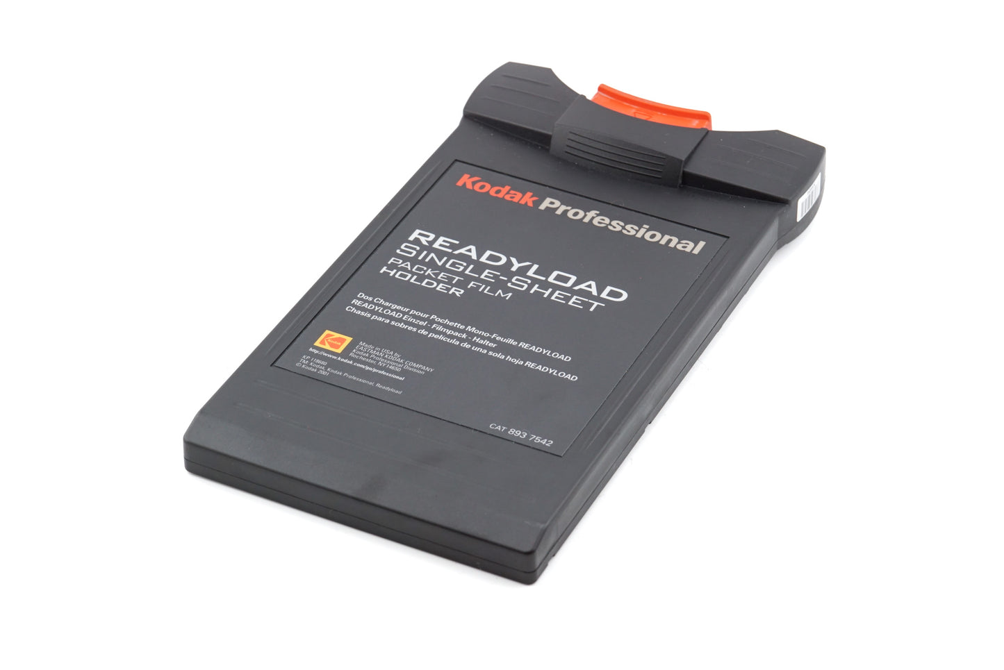 Kodak Readyload Single-Sheet Packet Film Holder