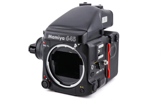 Mamiya 645 Pro TL + 120/220 Roll Film Holder HA401 + AE Prism Finder FE401