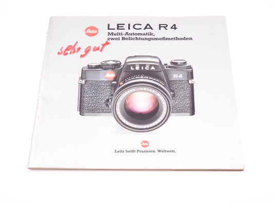 Leica R4 Factory Brochure