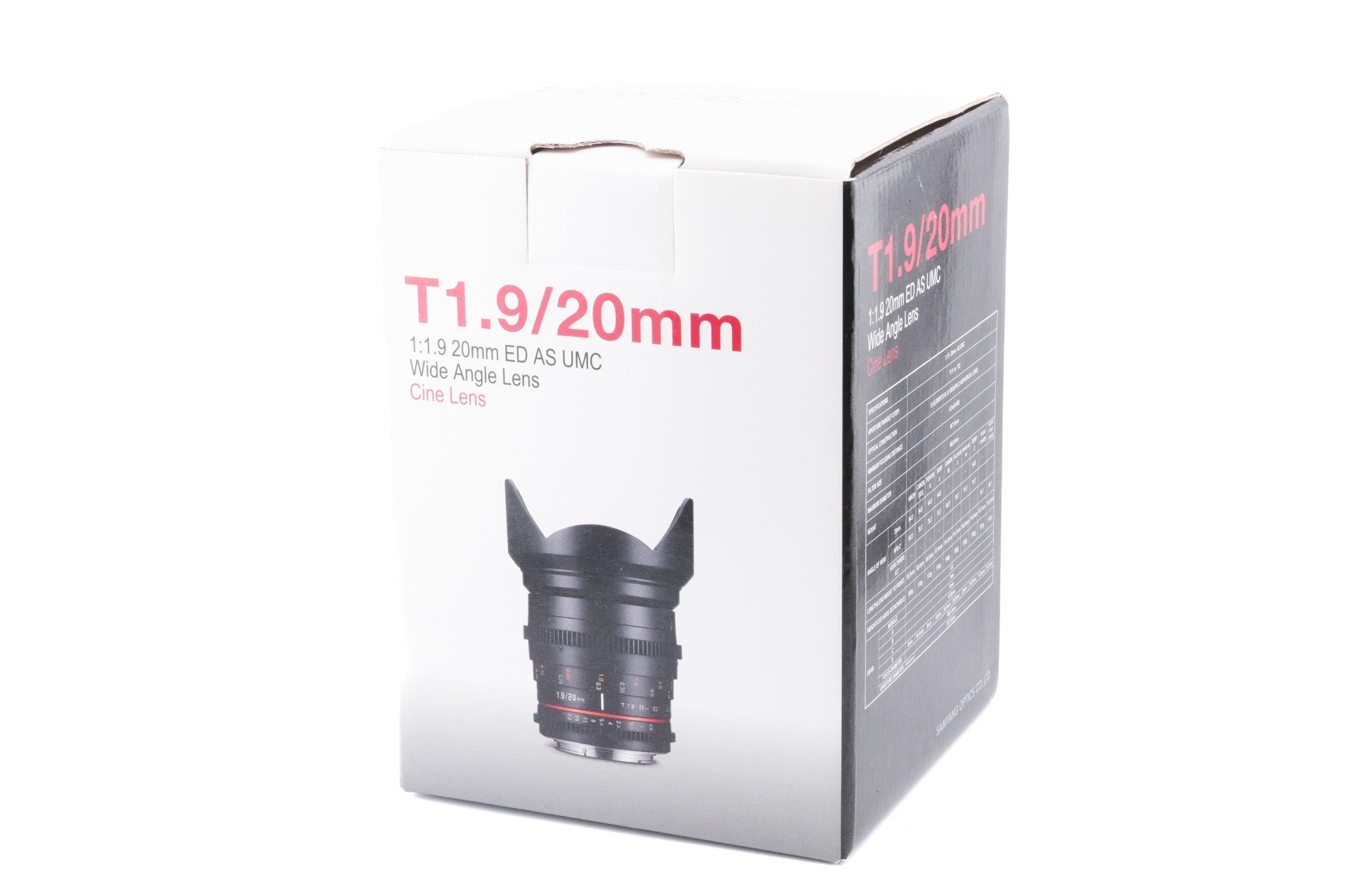 Samyang 20mm T1.9 ED AS UMC