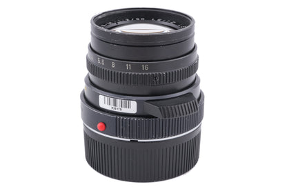 Leica 50mm f2 Summicron-M (Type IV) (Black, 11819)