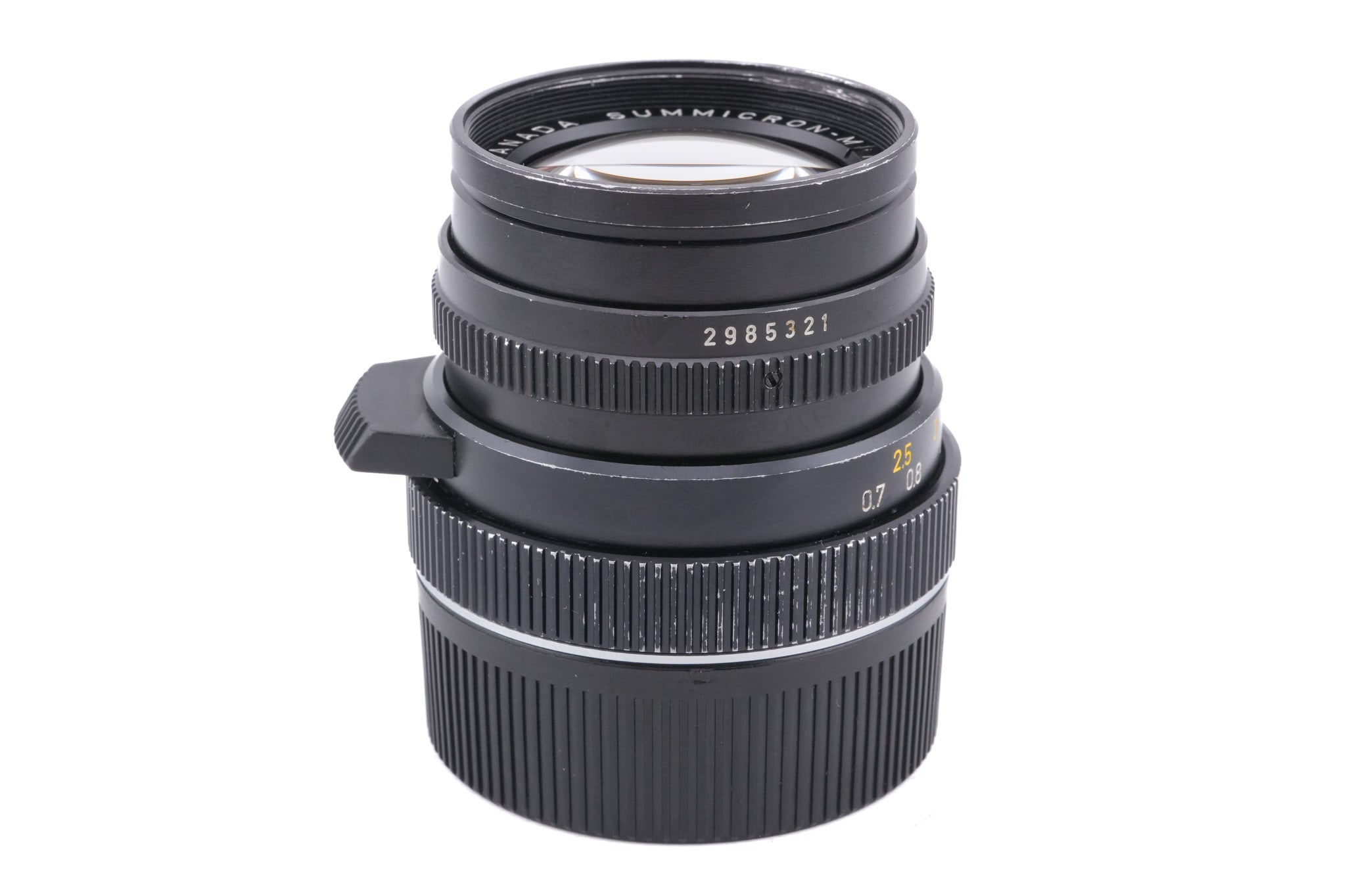 Leica 50mm f2 Summicron-M (Type IV) (Black, 11819)