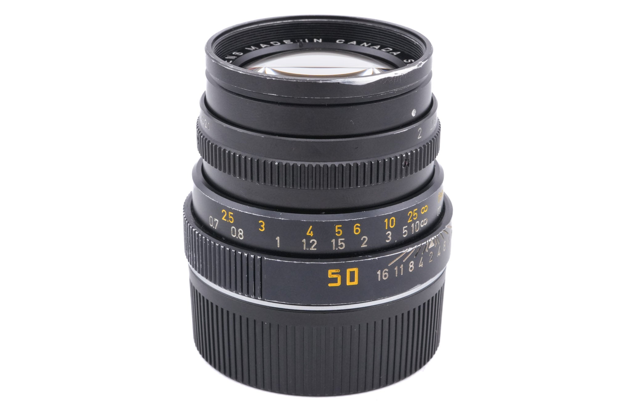 Leica 50mm f2 Summicron-M (Type IV) (Black, 11819) – Kamerastore