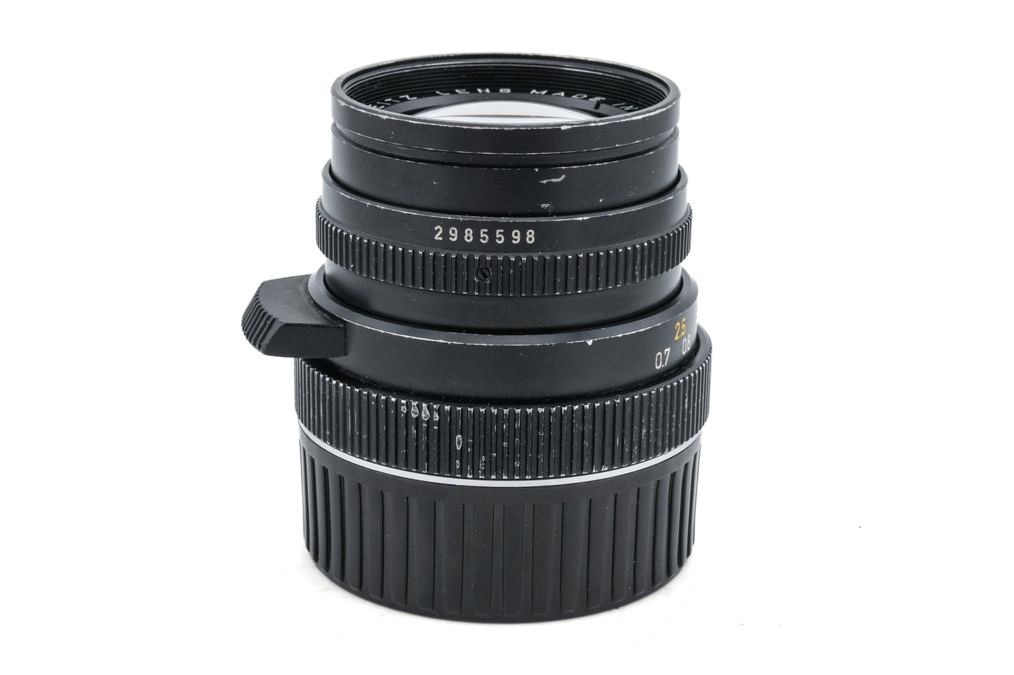 Leica 50mm f2 Summicron-M (Type IV) (Black, 11819)