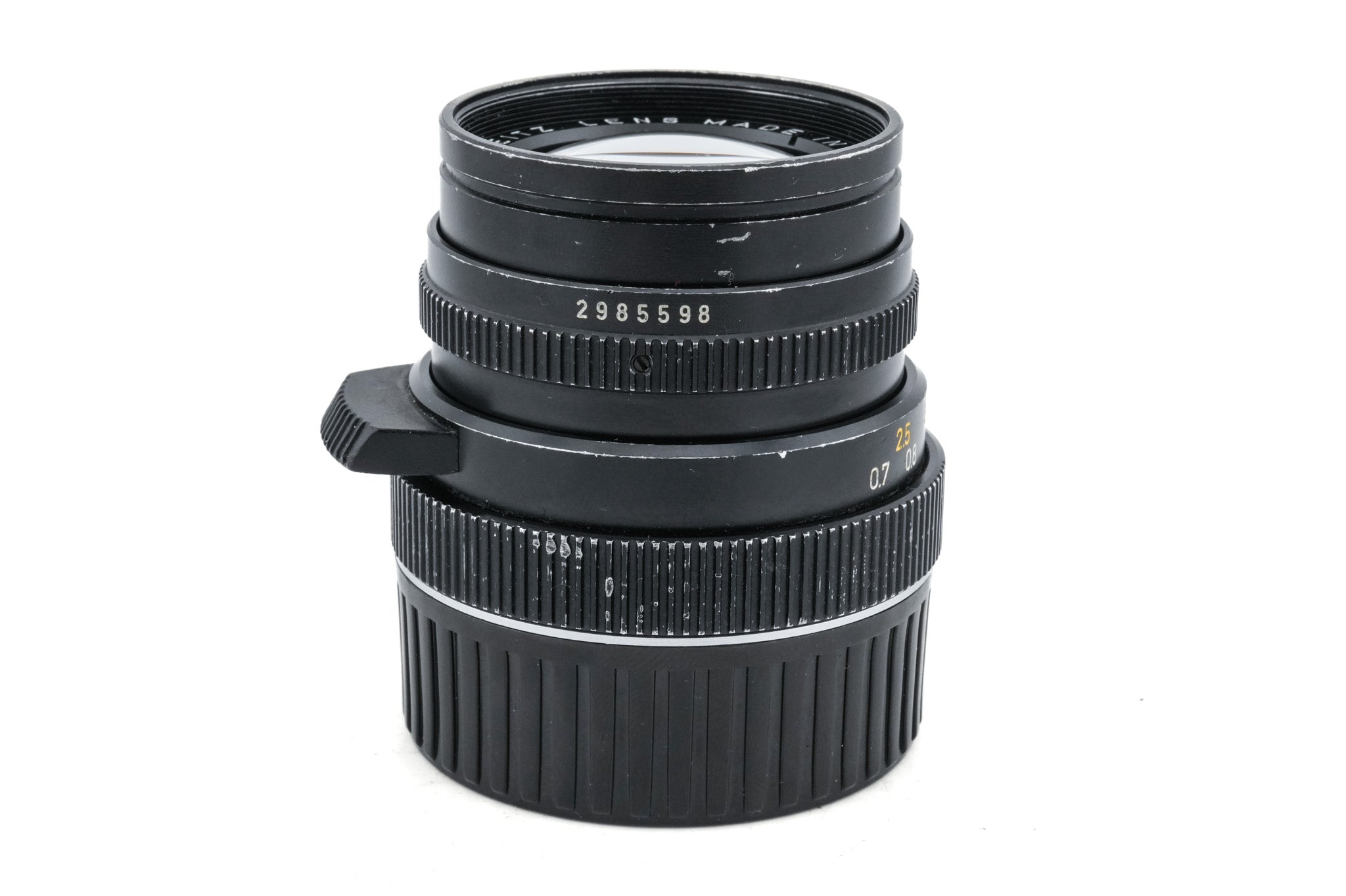 Leica 50mm f2 Summicron-M (Type IV) (Black, 11819)