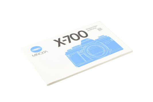 Minolta X-700 Instructions