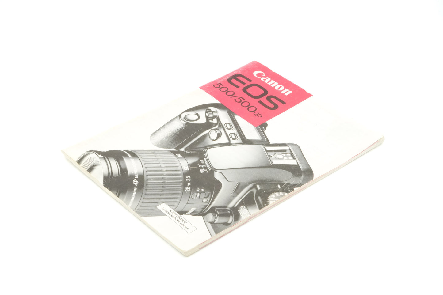 Canon EOS 500/500QD Instructions