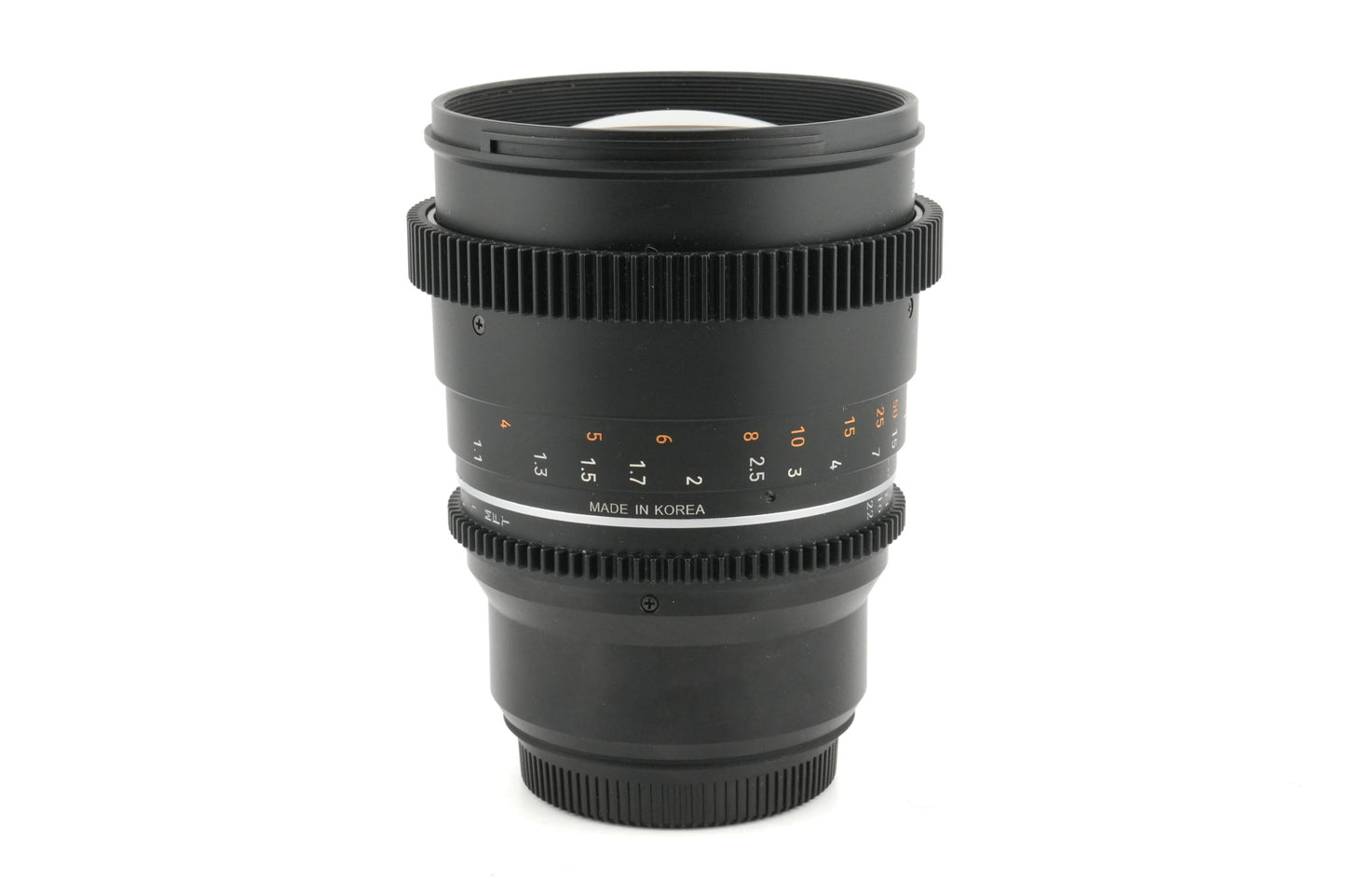 Samyang 85mm T1.5 VDSLR MK2