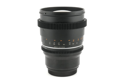 Samyang 85mm T1.5 VDSLR MK2