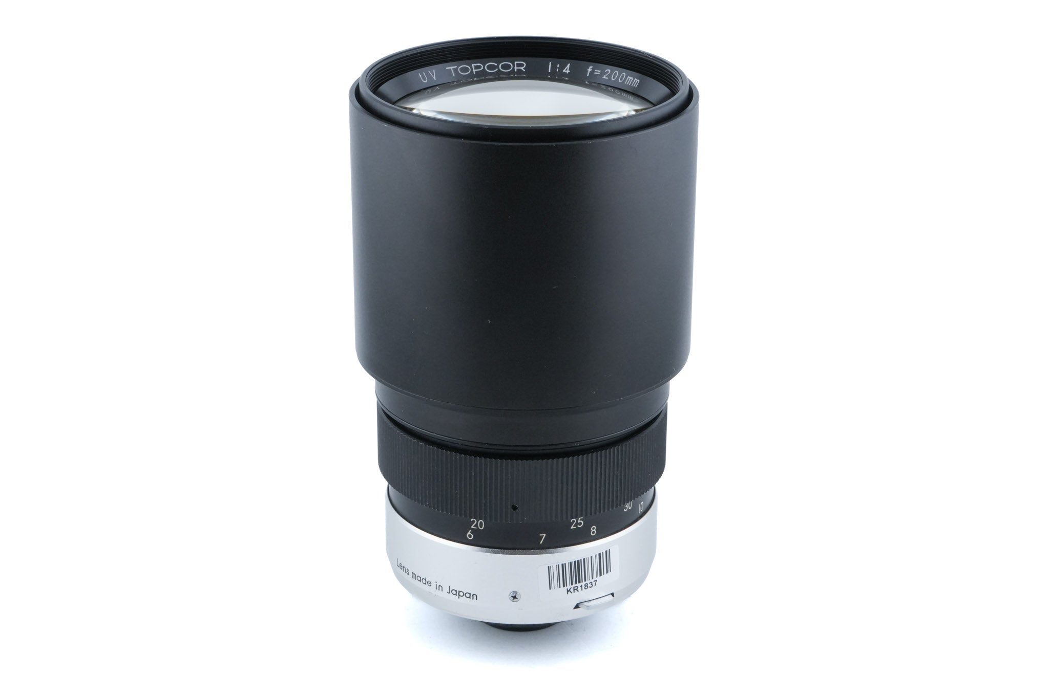 Topcon 200mm f4 UV Topcor