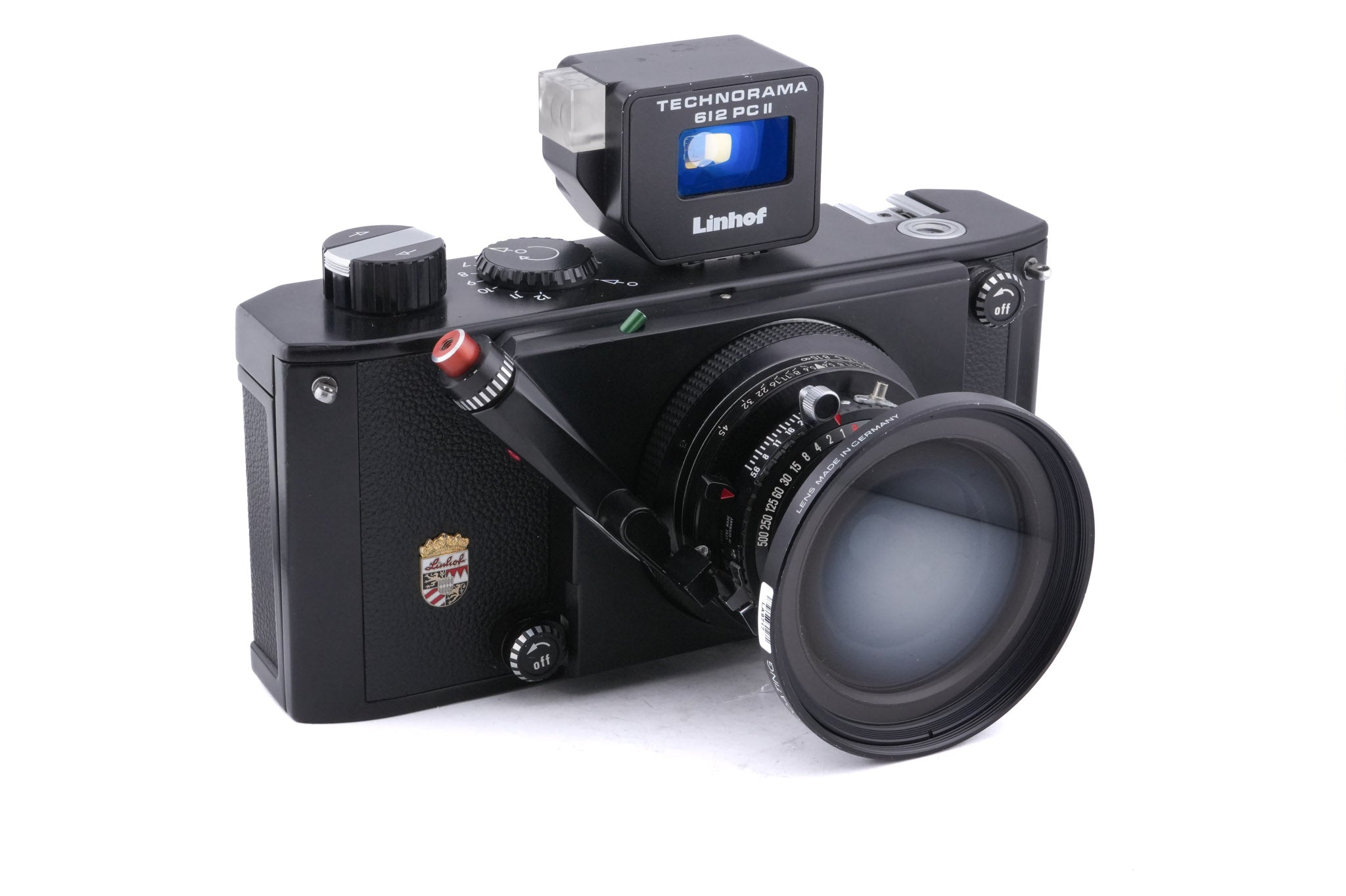 Linhof Technorama 612 PC II + 65mm f5.6 Super Angulon MC (Shutter) (Linhof Technorama 612 PC II) + 67mm Center-Filter III Multicoated