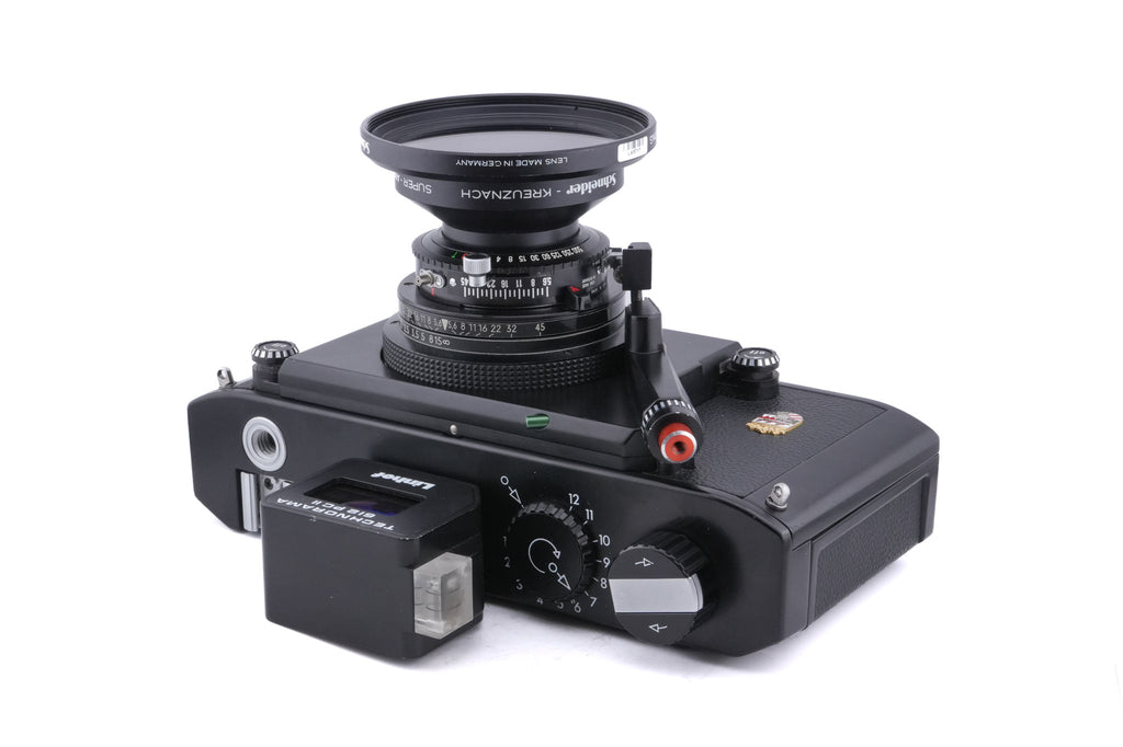 Linhof Technorama 612 PC II + 65mm f5.6 Super Angulon MC (Shutter) (Linhof Technorama 612 PC II) + 67mm Center-Filter III Multicoated