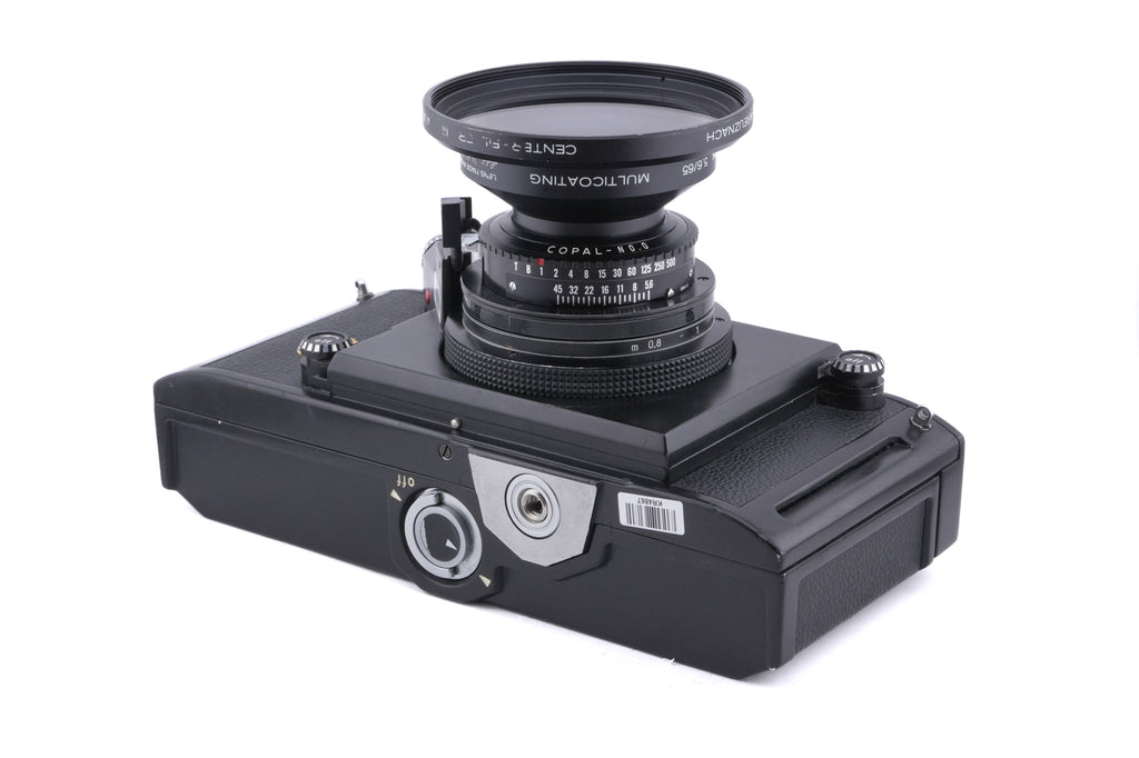 Linhof Technorama 612 PC II + 65mm f5.6 Super Angulon MC (Shutter) (Linhof Technorama 612 PC II) + 67mm Center-Filter III Multicoated