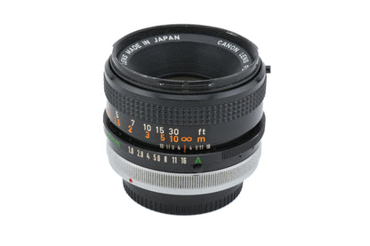 Canon 50mm f1.8 S.C.