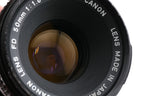 Canon 50mm f1.8 S.C.