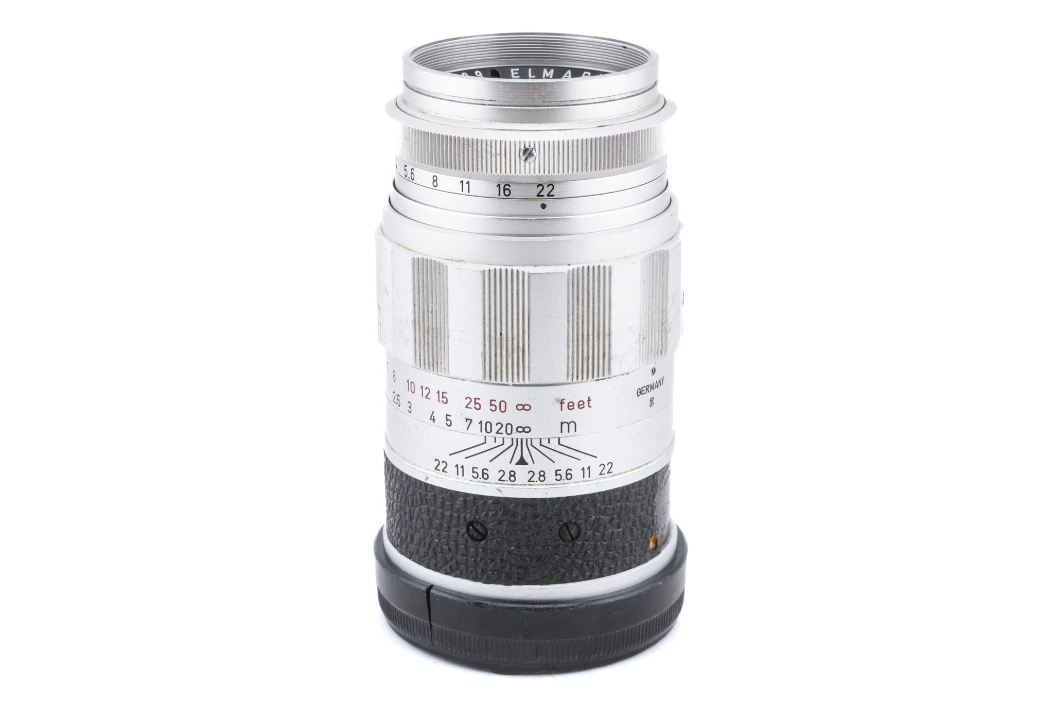 Leica 9cm f2.8 Elmarit (Silver, ELRIT-M / ELRIM / 11129) – Kamerastore