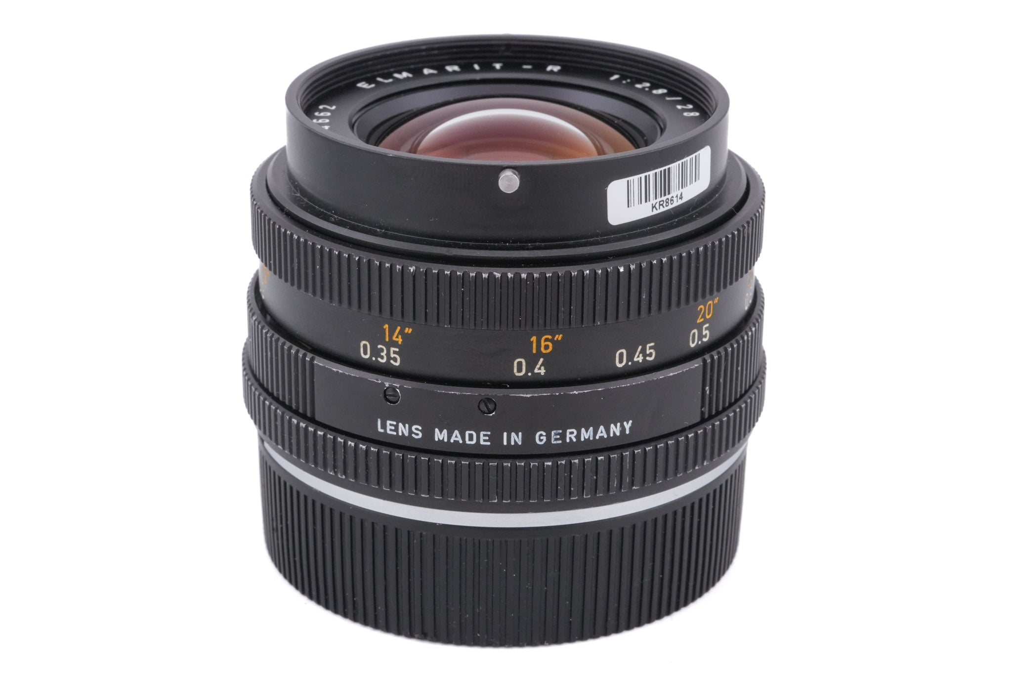 Leica 28mm f2.8 Elmarit-R (Type I) (3-Cam) (11204)