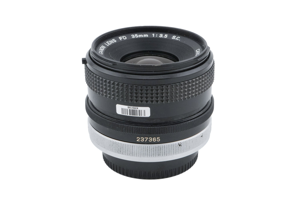 Canon 35mm f3.5 S.C.
