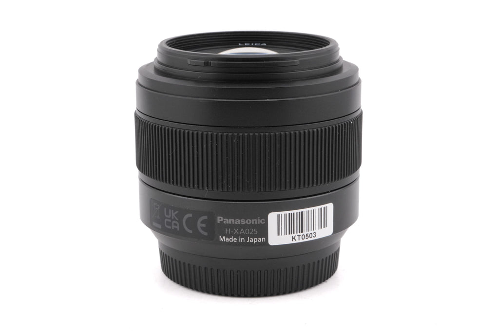 Panasonic 25mm f1.4 ASPH. Leica DG Summilux II