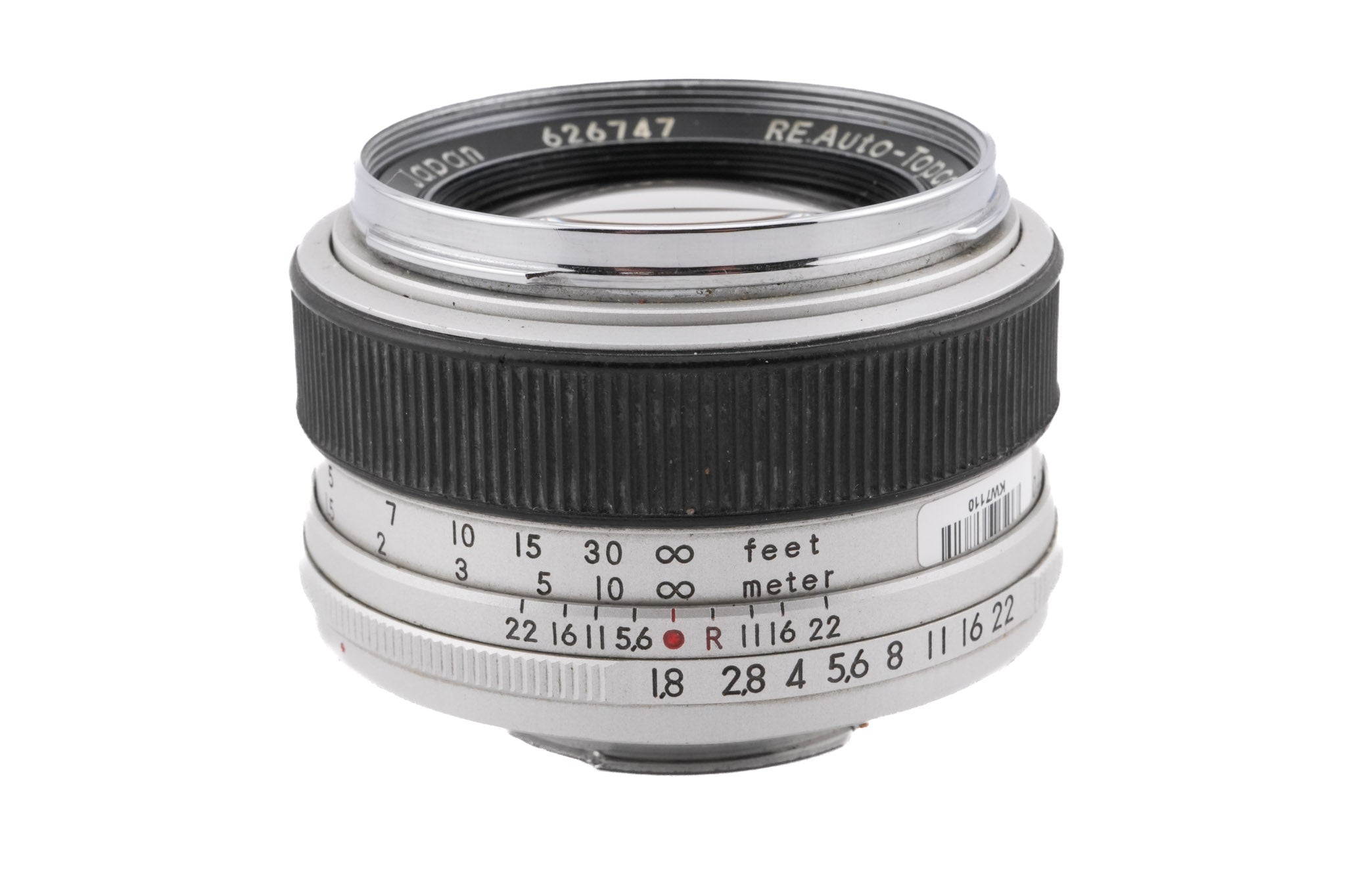 TOPCOR RE AUTO 58mm f/1.8 ジャンク Topcon 58mm f1.8 RE Auto-Topcor - Lens – Kamerastore