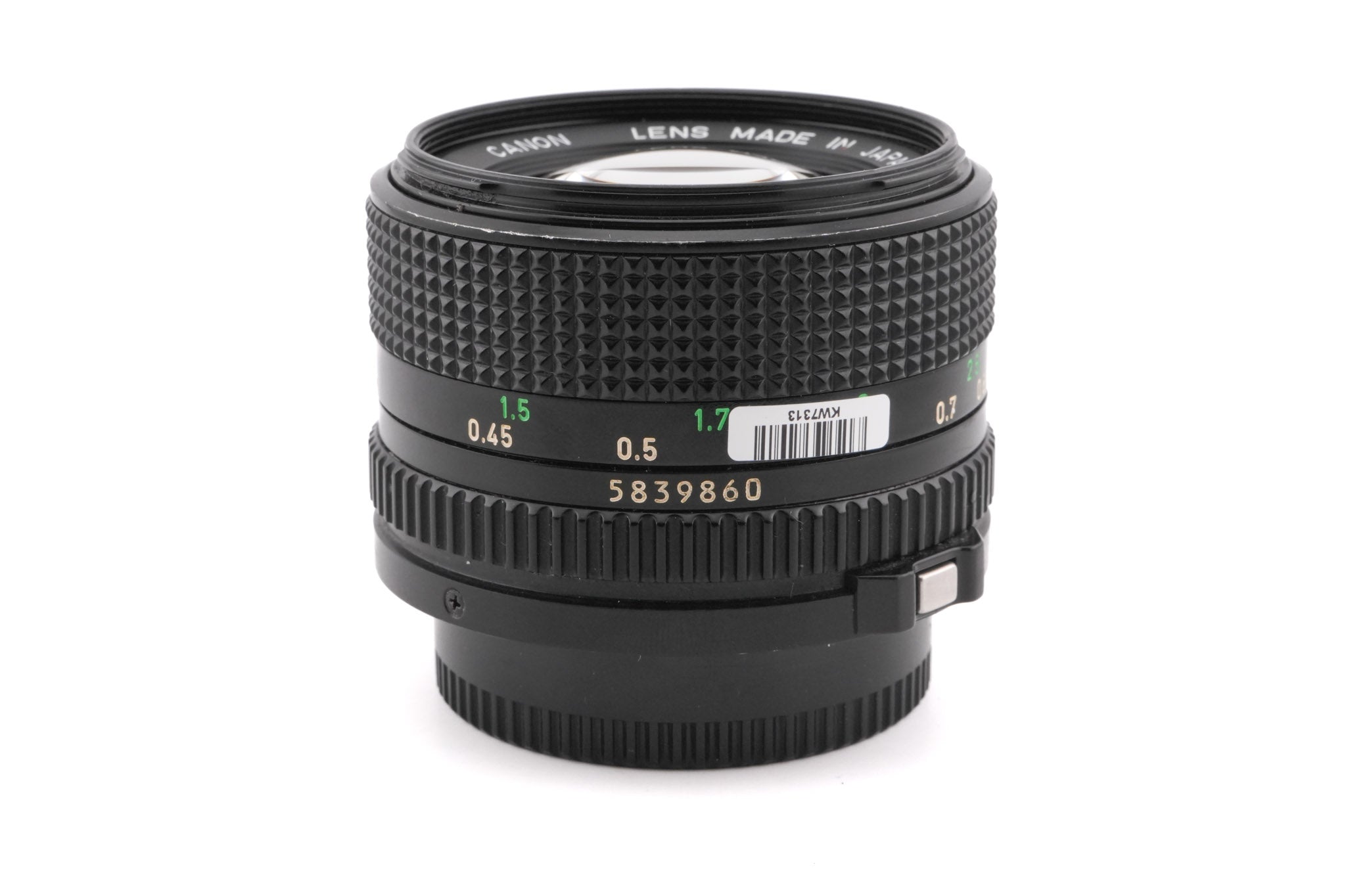 Canon 50mm f1.4 FDn