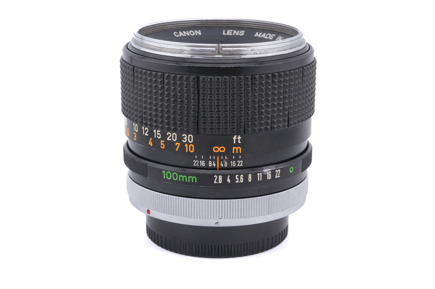 Canon 100mm f2.8 Chrome Nose