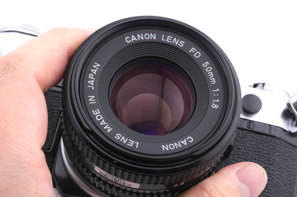 Canon AE-1 + 50mm f1.8 FDn