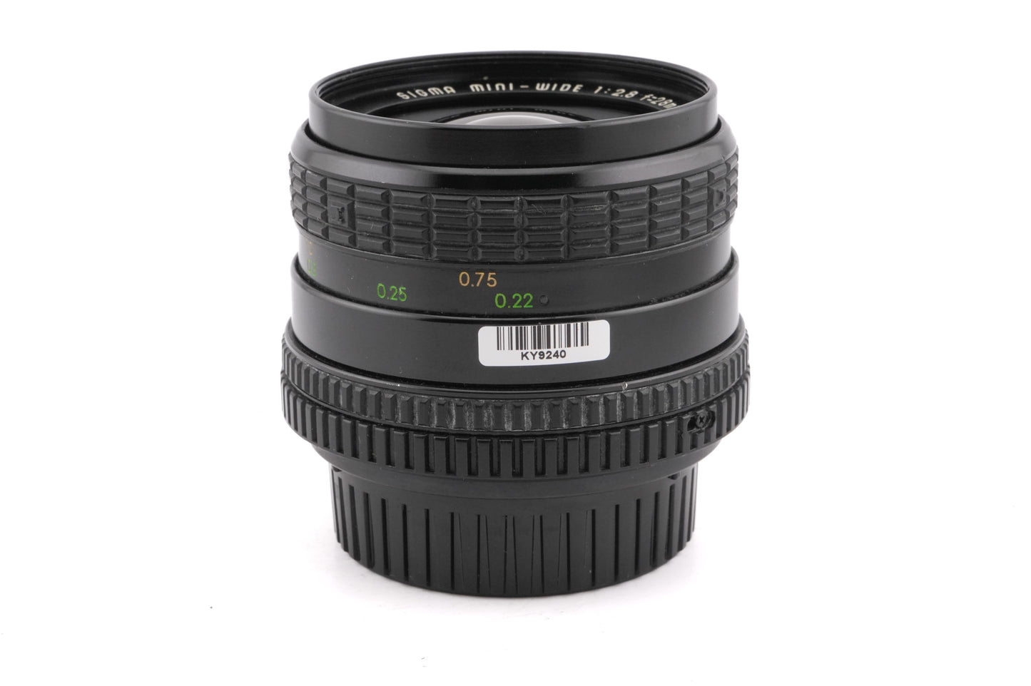Sigma 28mm f2.8 Mini-Wide II Multi-Coated